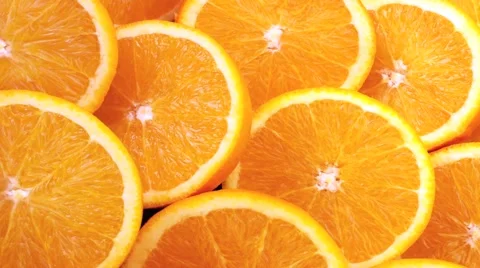 ORANGES  IN CLOSE UP TRACKING SHOT  動画素材 62232699