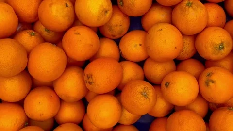 Oranges fruit top view Stock Footage 240425234