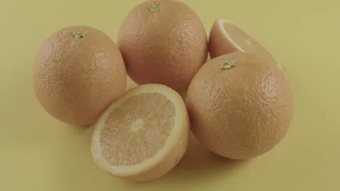 Oranges fruits source of vitamin C juicy organic food for sunny breakfast Stock Footage 234771284