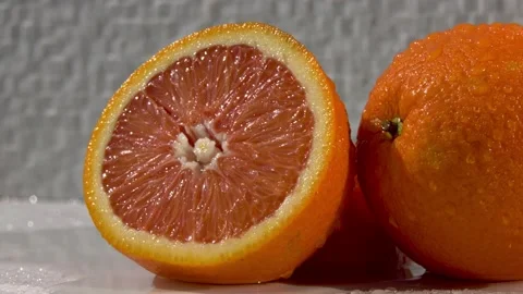 Oranges in a glass Stock Footage 159563057