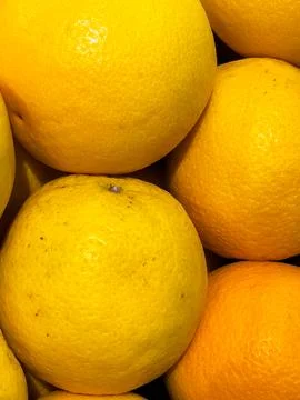 Oranges at the grocery store Stock Photos