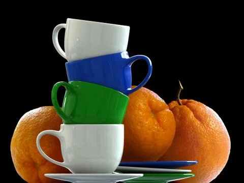 Oranges Stock Illustration