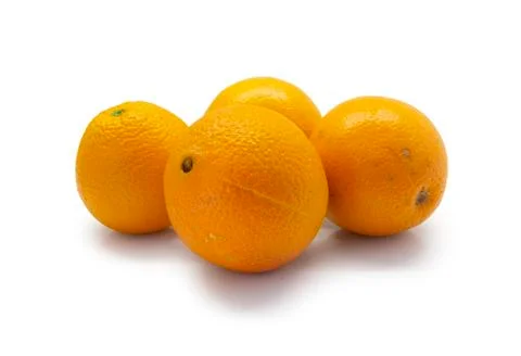 Oranges isolated on white background Stock Illustration