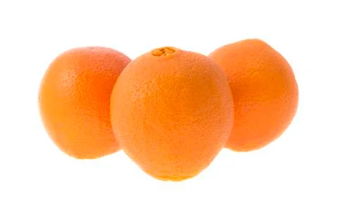 Oranges Isolated on White Background Foto stock