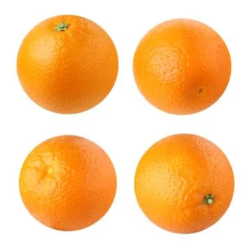 Oranges isolated on a white background. Foto stock