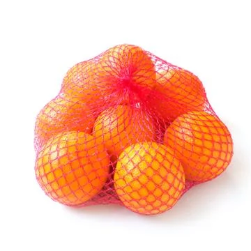 Oranges In A Net Stock Photos