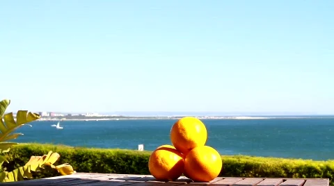 The Oranges Pyramid Stock Footage 777111