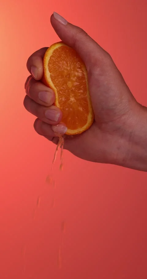 Oranges Squeeze 6 Stock Footage 340675324