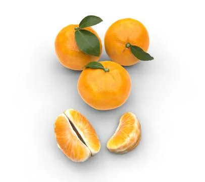 Oranges Top View Stock-Illustration