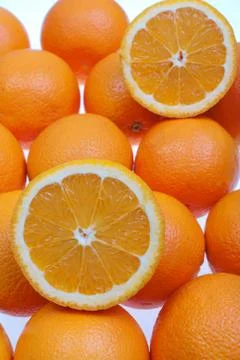 Oranges wallpaper Stock Photos
