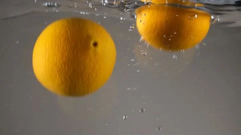 Oranges in water Stock Footage 197525524