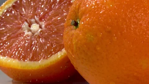 Oranges on a white background Stock Footage 159562962