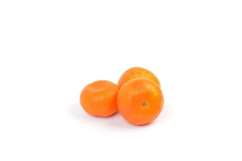 Oranges on white background Stock Photos
