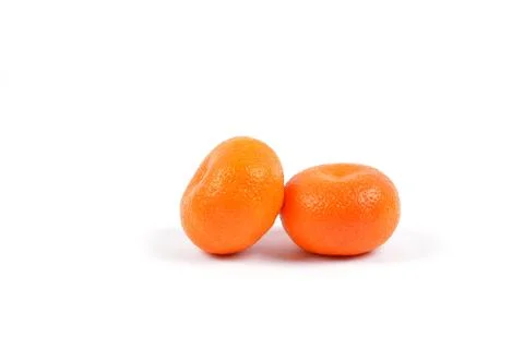 Oranges on white background Stock Photos