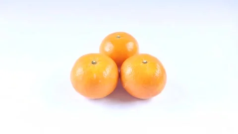 Oranges on The White Stock Footage 296723443