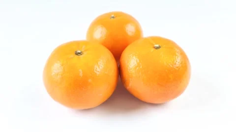 Oranges on The White Stock Footage 296723445