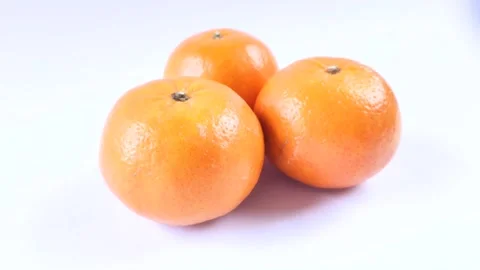 Oranges on The White Stock Footage 296723451
