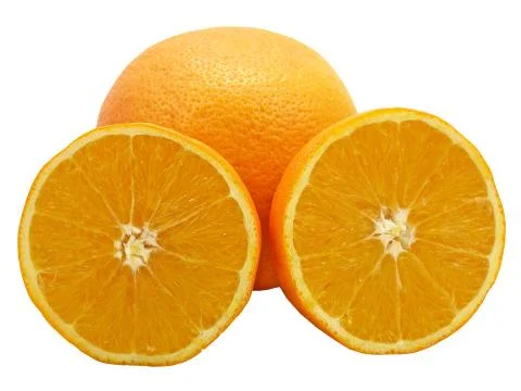 Oranges.isolated. Stock Photos
