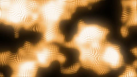 Orangish Particles Web Wave Glowing Motion Background Stock Footage 320852009