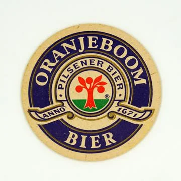 Oranjeboom Royal beer coaster Stock Photos