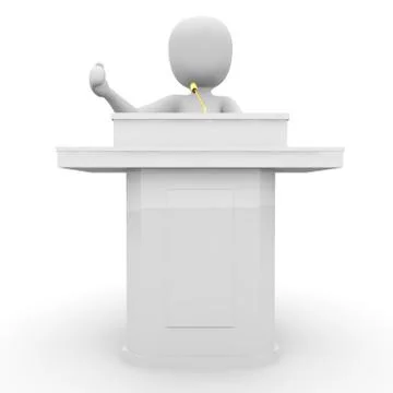 Orator 3 Stock Illustration