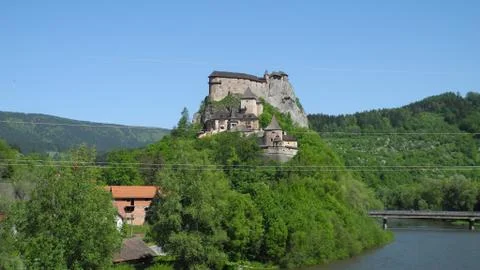 Orava Castle 写真素材