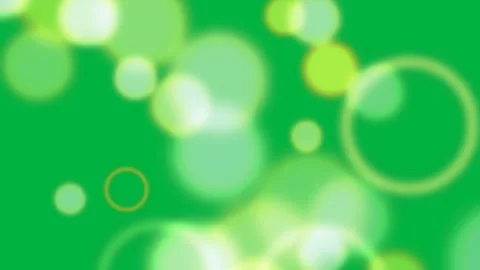 Orb entering causing glowing orbs merging and blooming to form cluster on Stock Footage 333630284