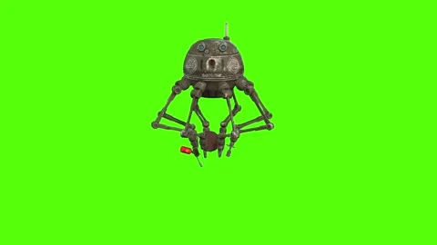 Orb Getting Idle Green Screen Animation 4k Rendering Stock Footage 263604959