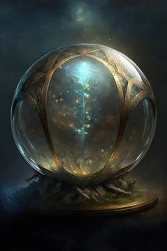 Orb of shielding Stock Illustration