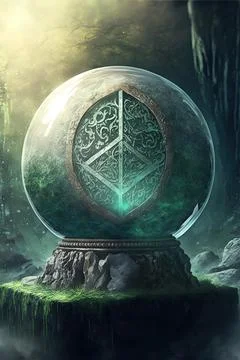 Orb of the stein rune Stock Illustration