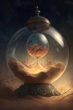 Orb of time Stock Illustration