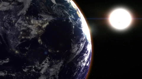 Orbit Around Earth Stock Footage 57406068