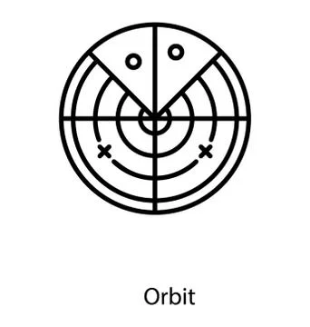 Orbit Atomic Model Stock Illustration