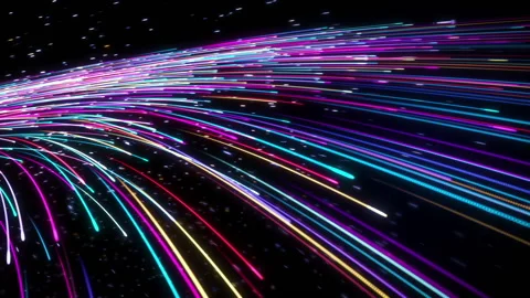 Orbit Light Stream Stock Footage 203961467