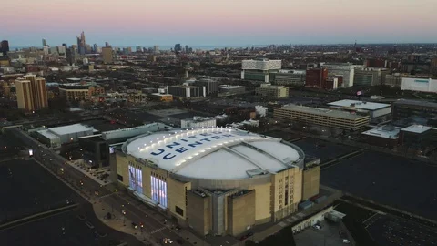 Orbit Right - United Center [4k] 스톡 동영상 106912352