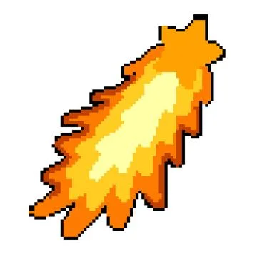 Orbit shooting star space pixel art vector illustration イラスト素材