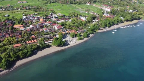 Orbit toward dolphin statue Stock Footage 329944180