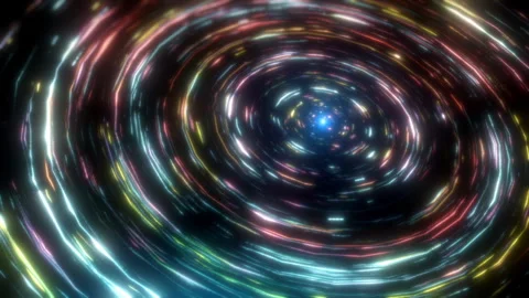 Orbit Trails Of Light Stock Footage 259306590