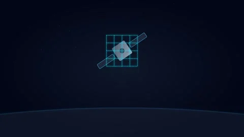Orbital Cleanup Mission Capturing Space Junk for Atmospheric Re-entry and D.. Видео 346130186