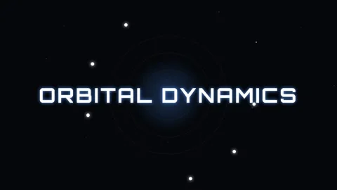 Orbital Dynamics Abstract Sci-Fi Animation Background Loop Stock Footage 336805545