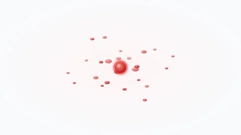 Orbital Red Blood Cells System Microscopic Medical Science Loop 4K 스톡 동영상 334529544