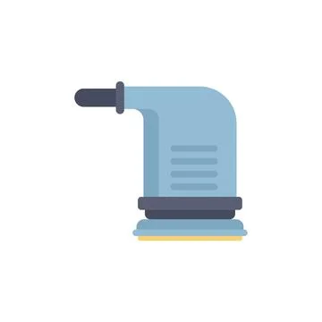 Orbital sander power tool icon for construction and repair projects Illustration