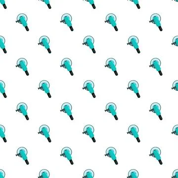 Orbital sander power tool repeating pattern background Illustrazione stock
