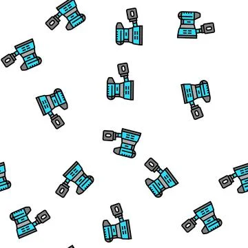 Orbital sander tool vector seamless pattern Stock Illustration