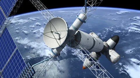 Orbital space station Vidéo 24723474