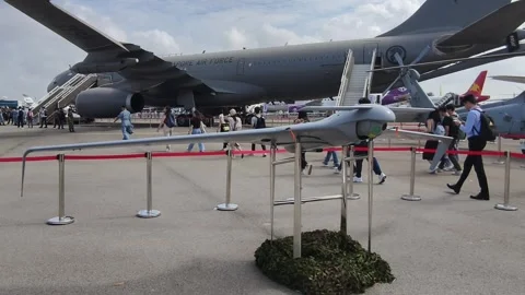 Orbiter 4 Close-Range Unmanned Aerial Vehicle Stock-Footage 337108755