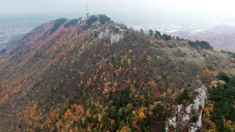 Orbiting Brasov Sign Stock Footage 290444926