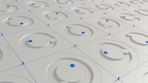 Orbiting buttond white Stock Footage 102391467