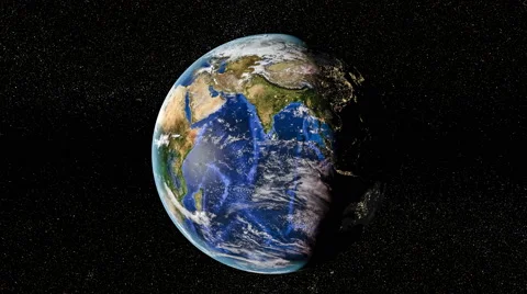 Orbiting the Earth Stock-Footage 53311174