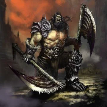 Orc Leader Stock Illustration